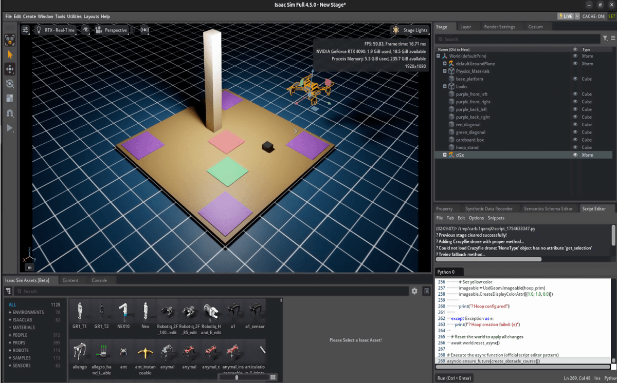 Drone Simulation with Cesium & Isaac Sim preview